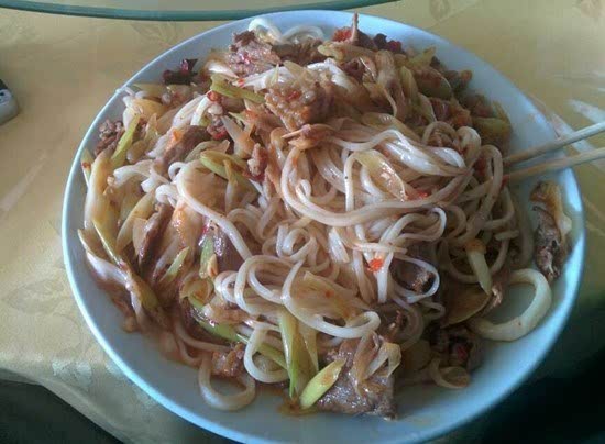 正宗的新疆拌面