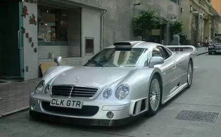 全球最贵量产车 奔驰clk gtr现身巴黎