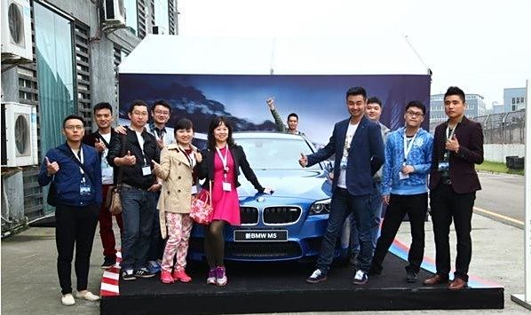 10月15下午,成都祺宝宝马"bmw 感受完美2014体验日"第一场活动在