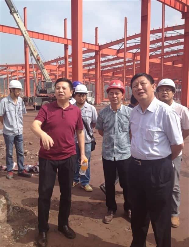 股董事长龚大兴视察涪陵生产基地_河南金泰新