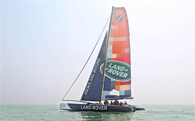 【速度 激情 超越 路虎鼎力支持2014世界极限帆