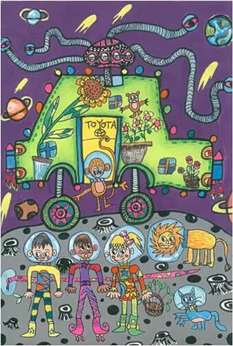 【一汽丰田梦想之车儿童绘画大赛招募_福州