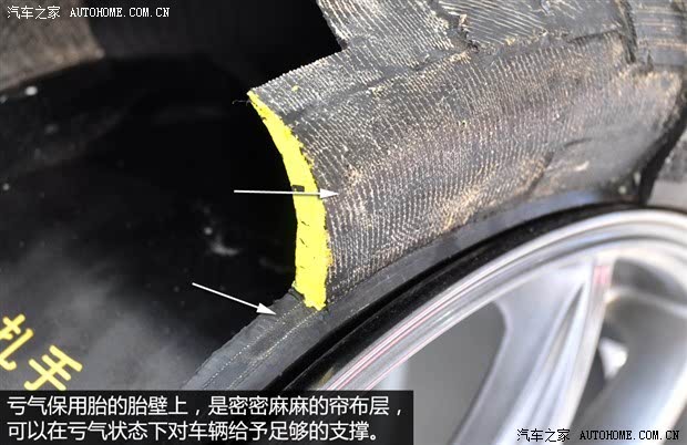 "0胎压"续航很强大 实测亏气保用轮胎