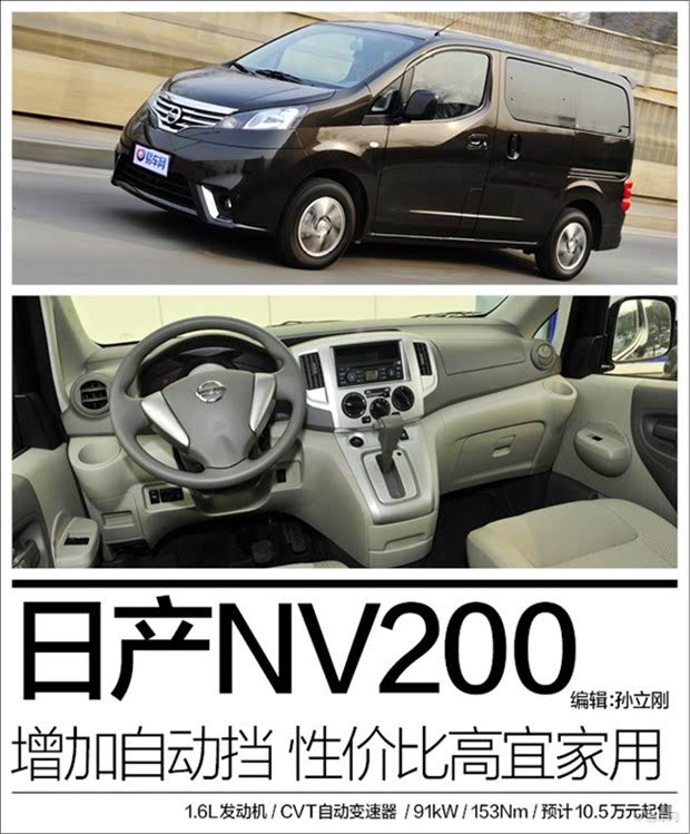 2020款日产nv200谍照,2020款日产nv200发布 郑州日产nv200自动挡性价比高更宜家用广告