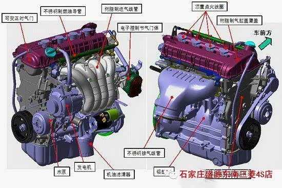 三菱4A9系列发动机的结构与性能详解高清图片