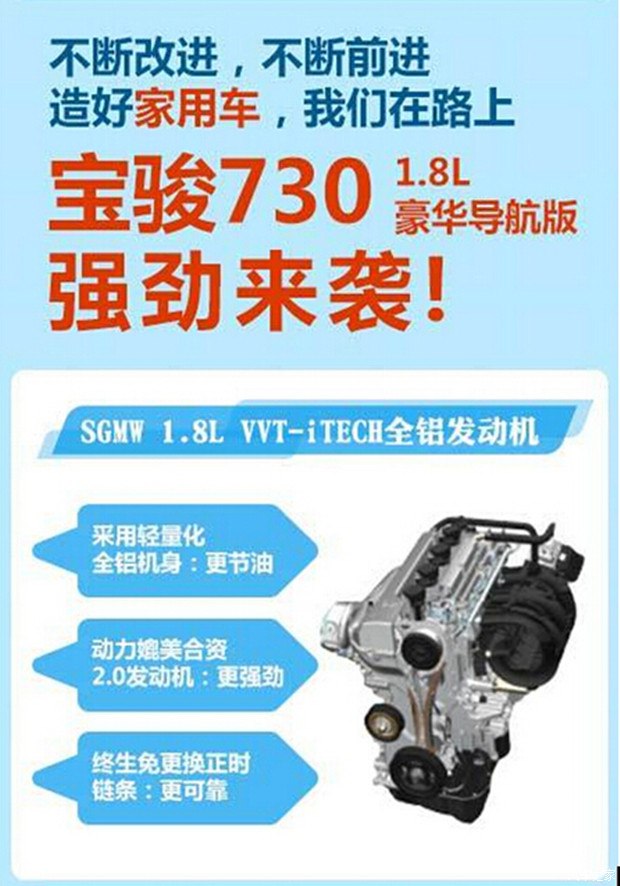 正时,正 时链条和独立点火系统,企业新闻 新宝骏730为什么比2014款好