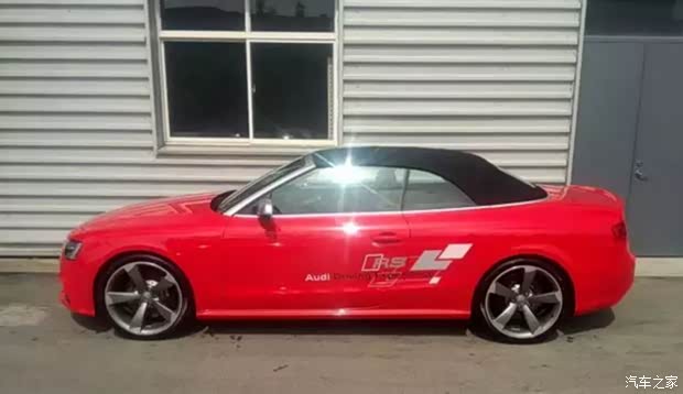 【图】奥迪品荐二手车 RS5 Coupe红色敞篷版