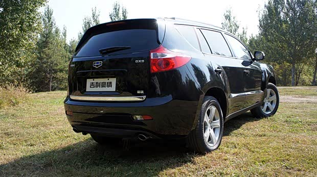 吉利豪情gx9预售价15.59万元 接受预定