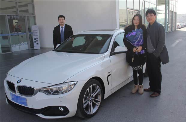 【祝贺泰州首位全新bmw 4系车主完美提车-泰州信宝行宝马