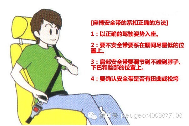 浙江康诚座椅安全带的系扣正确的方法